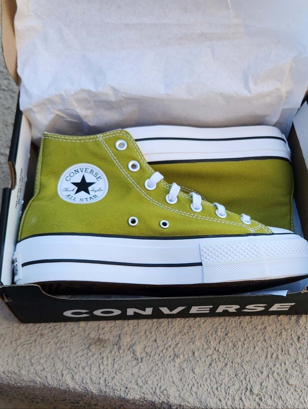 Converse Chuck Taylor All Star High Top Sneakers - Olive Green - Picture 4 of 11